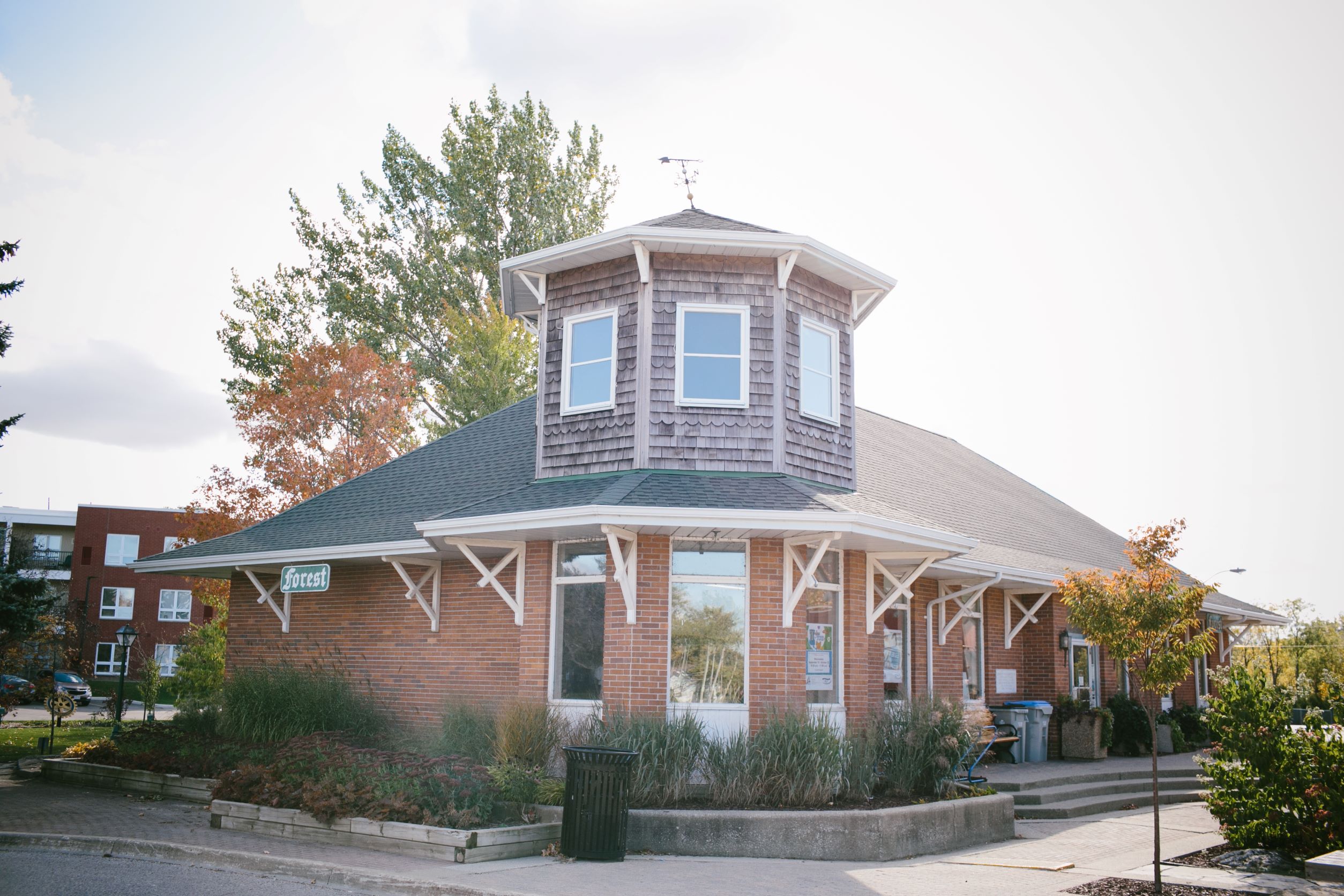 Exterior of Forest Library