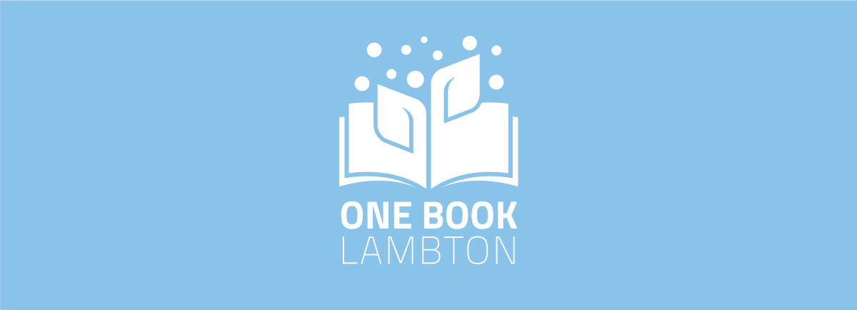 One Book Lambton logo.